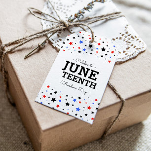 Cluster of Stars   Juneteenth Information Gift Tags