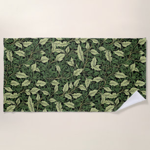 Cluster of Vines in Shades of Green Beach Towel