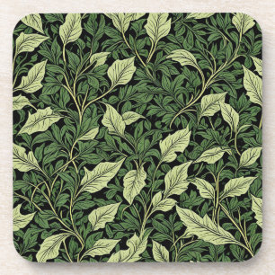 Cluster of Vines in Shades of Green Coaster