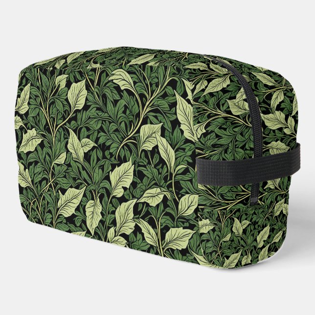 Cluster of Vines in Shades of Green Dopp Kit (Left Corner)