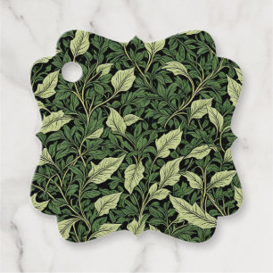 Cluster of Vines in Shades of Green Favour Tags