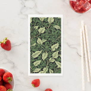 Cluster of Vines in Shades of Green Napkin