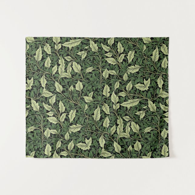 Cluster of Vines in Shades of Green Tapestry (Front (Horizontal))
