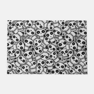 Clustered Skulls Doormat