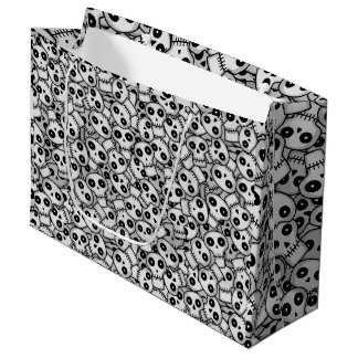 Clustered Skulls Large Gift Bag