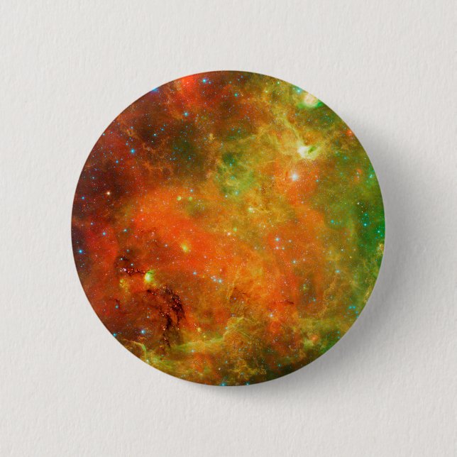 Clusters Of  Stars In The North American Nebula. 6 Cm Round Badge (Front)