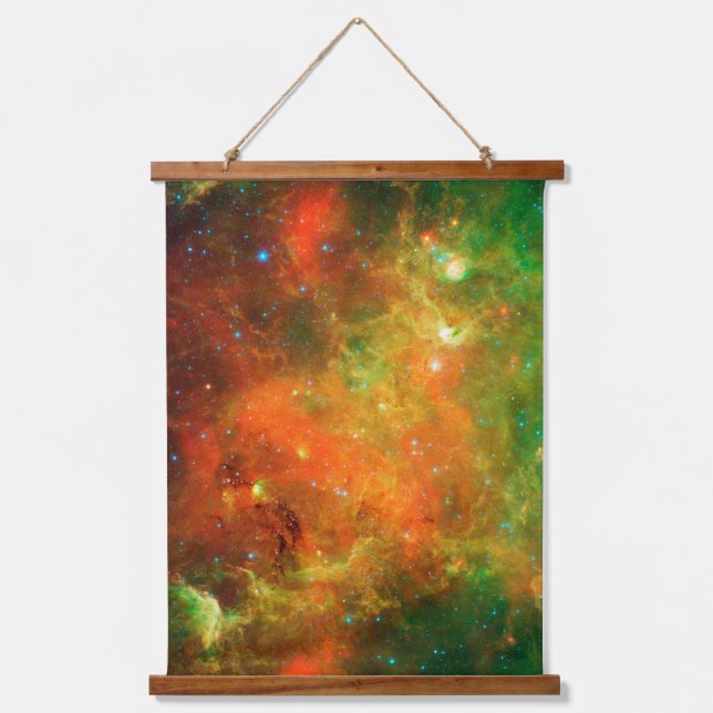 Clusters Of  Stars In The North American Nebula. Hanging Tapestry (Front)
