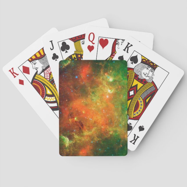 Clusters Of  Stars In The North American Nebula. Playing Cards (Back)