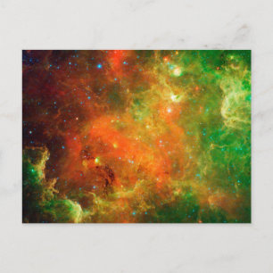 Clusters Of  Stars In The North American Nebula. Postcard