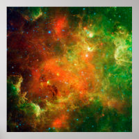 Clusters Of Stars In The North American Nebula.
