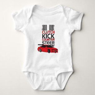 Clutch Kick Drift Baby Bodysuit