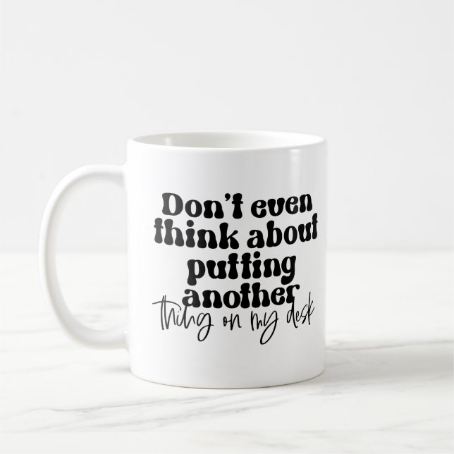  Clutter Free Zone Coffee Mug (Left)