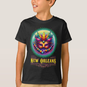 Cly New Orleans Bourbon Street Cool Fun Nola Mardi T-Shirt