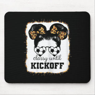 Cly Until Kickoff Bleached Leopard Funny Soccer Gi Mouse Mat