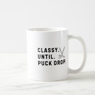 Cly Until Puck Drop Hockey Season Game Day  Coffee Mug