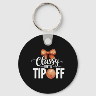 Cly Until Tipoff Sketll Mum Player Coquette Bow Co Key Ring