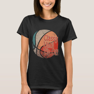 Cly Until Tipoff Sports Design Favourite Bysketbyl T-Shirt