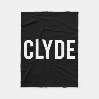 Clyde - Cool New Funny Name Fan Gift Tee  Fleece Blanket