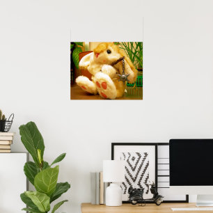 Clyde da Bunny Poster