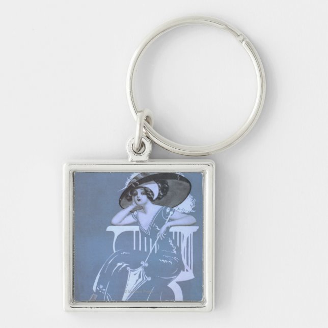 Clyde Fitch's Greatest Comedy, "Girls" Theatre Key Ring (Front)