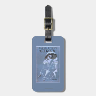 Clyde Fitch's Greatest Comedy, "Girls" Theatre Luggage Tag