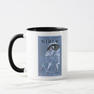 Clyde Fitch's Greatest Comedy, "Girls" Theatre Mug