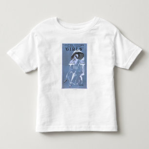 Clyde Fitch's Greatest Comedy, "Girls" Theatre Toddler T-Shirt
