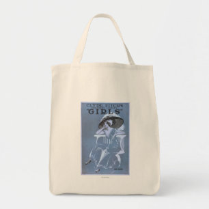 Clyde Fitch's Greatest Comedy, "Girls" Theatre Tote Bag