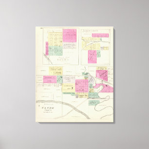 Clyde, Glasco, Jamestown, Kansas Canvas Print