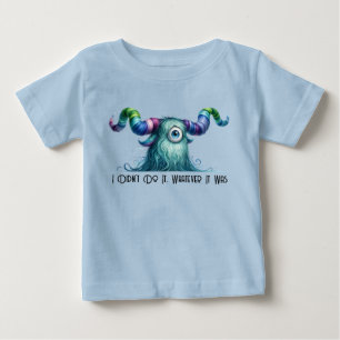 Clyde - One-eyed Worried Monster - Custom T-shirt 