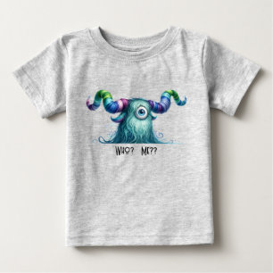 Clyde - One-eyed Worried Monster - Custom T-Shirt