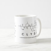 Clyde peptide name mug (Front Right)