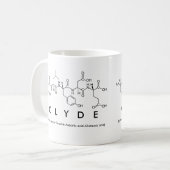 Clyde peptide name mug (Front Left)