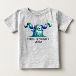 Clyde – The Big-Eyed Curious Monster Baby T-Shirt