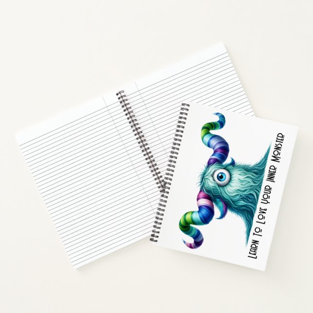 Clyde – The Big-Eyed Curious Monster Notebook (Inside)
