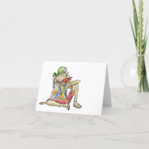 Clyde, the Hippie Elf Thank You Card