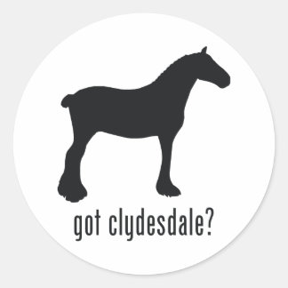 Clydesdale Classic Round Sticker