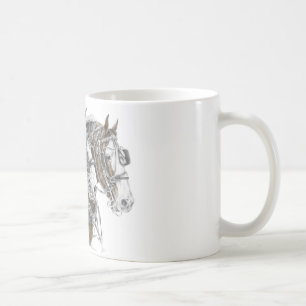 Clydesdale Draught   Horse Team Coffee Mug