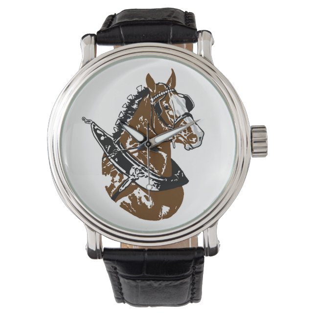 Clydesdale Draught   Horse Watch (Front)