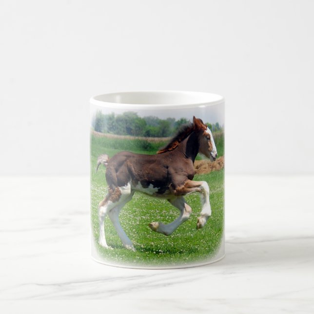 Clydesdale Filly Coffee Mug (Center)
