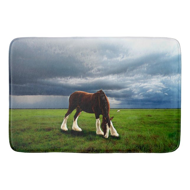 Clydesdale Storm Bath Mat (Front)