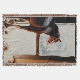 Clydesdale Throw Blanket