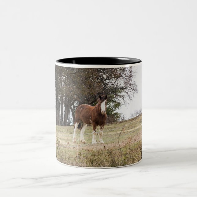 Clydesdale Two-Tone Coffee Mug (Center)