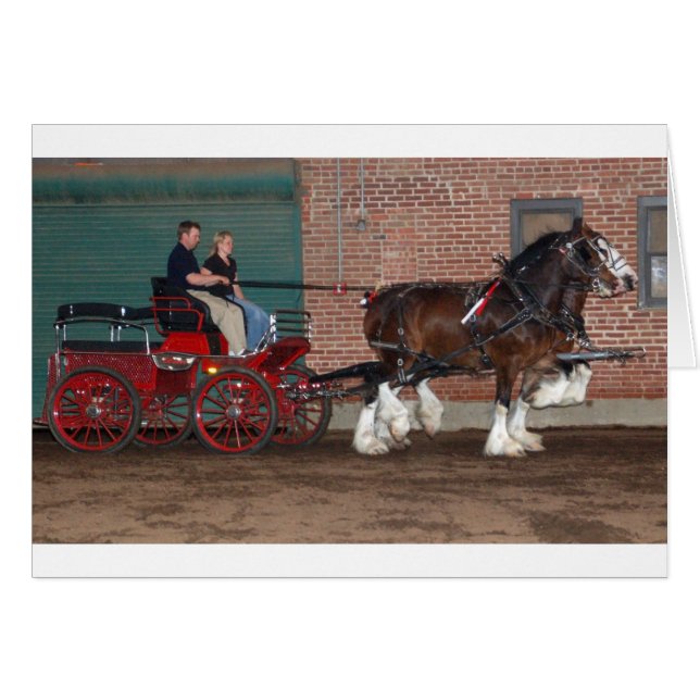 Clydesdales cart (Front Horizontal)