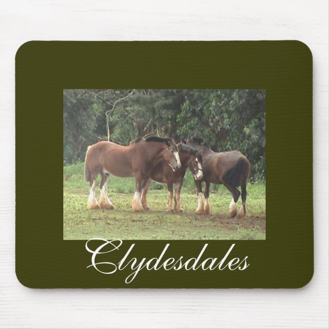 Clydesdales Mousepad (Front)