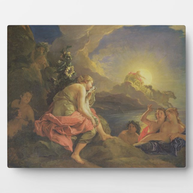 Clytie Transformed into a Sunflower, 1688 (oil on Plaque (Front)