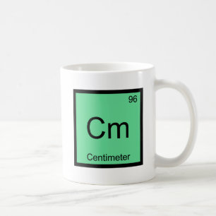 Cm - Centimetre Chemistry Element Symbol Funny Tee Coffee Mug