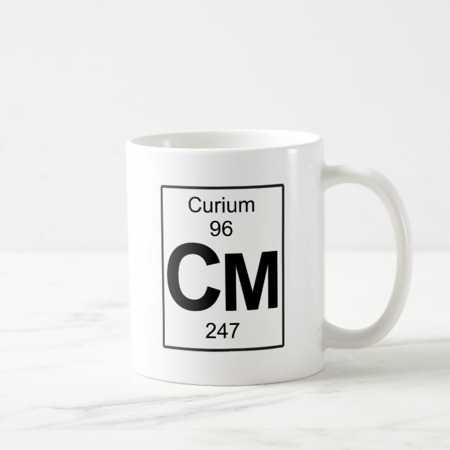 Cm - Curium Coffee Mug (Right)