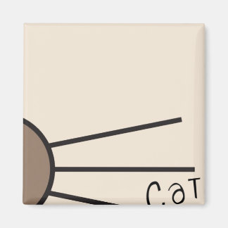 CM Whiskers Logo Magnet