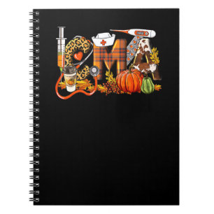 CMA Nurse Life Pumpkin Fall Thanksgiving Thankful Notebook